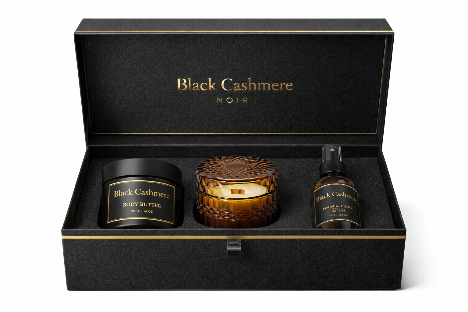 BLACK CASHMERE NOIR BOX (Night / Luxury / Sensual)